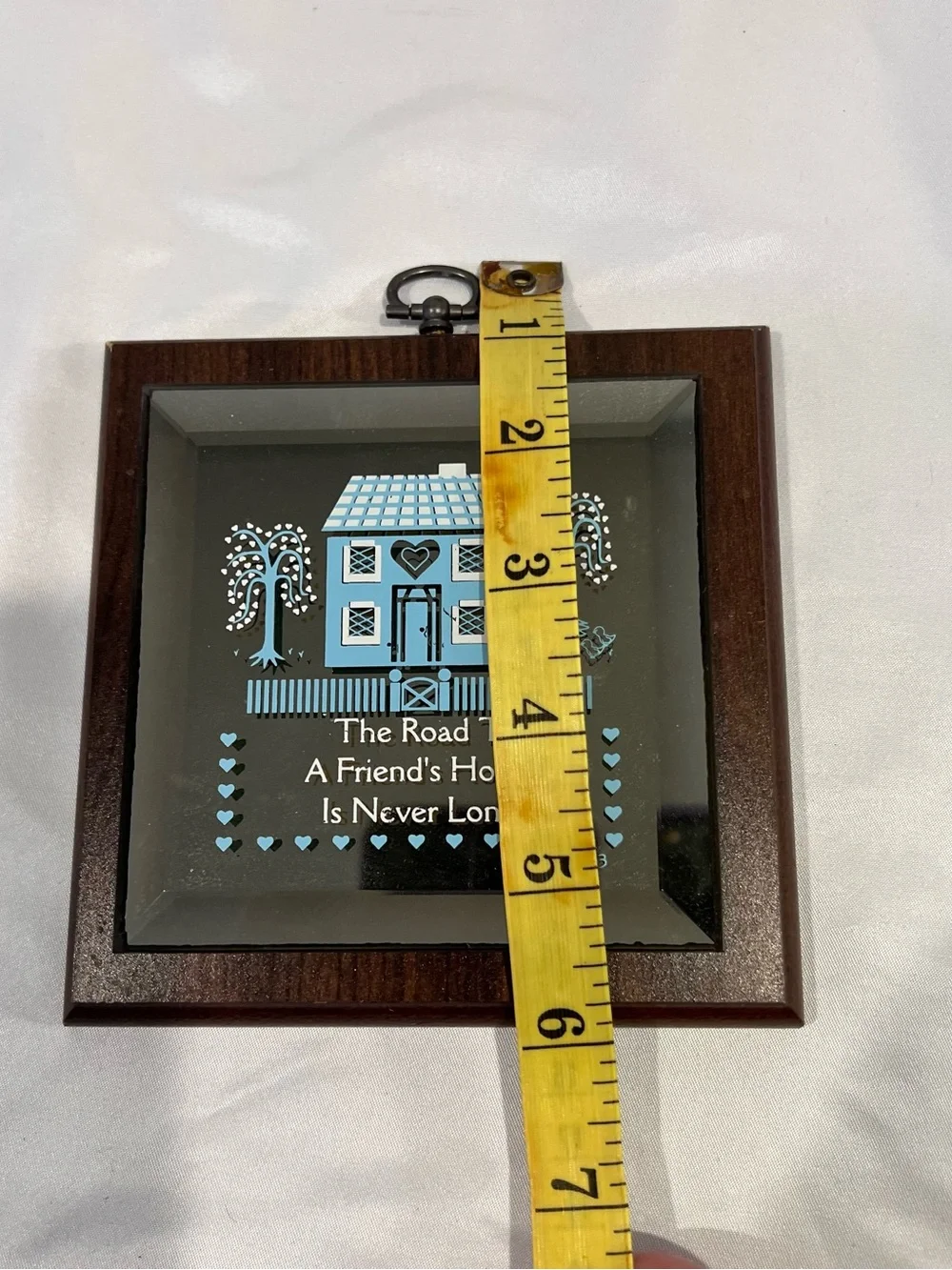 Vintage Hallmark Gold Crown Friend’s House 3D Wall Plaque